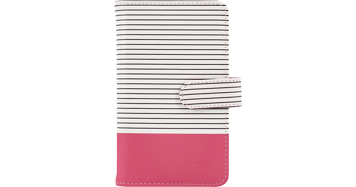 Fujifilm · Instax Mini 9 Striped Fotoalbum flamingo pink 108 Bilder Fujifilm · Instax Mini 9 Striped Fotoalbum flamingo pink 108 Bilder