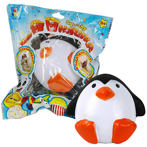 Игрушка-антистресс 1Toy "Мммняшка" Сидящий пингвин от 1Toy