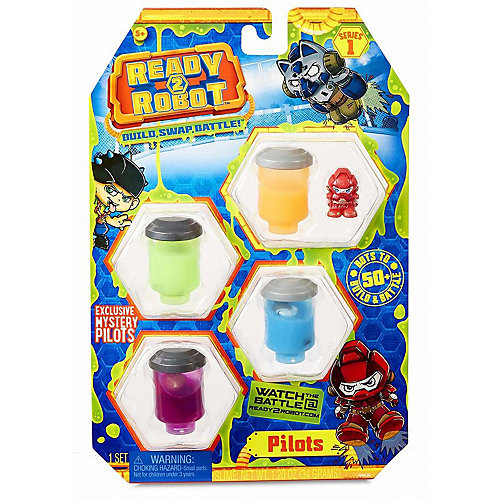 Игровой набор MGA Entertainment "Ready2Robot" Четыре пилота со слизью от MGA