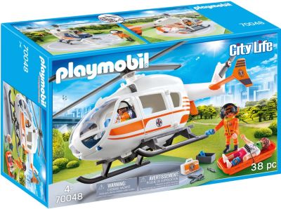 PLAYMOBIL Hubschrauber Von Hilfe 70048 Kind Mädchen Junge Spiel Spielzeug Noel 