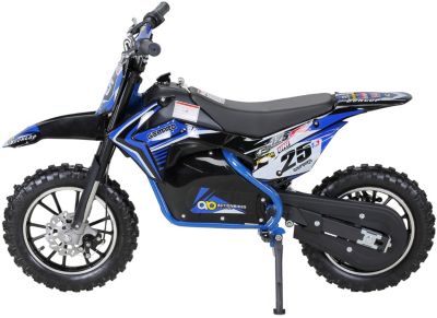 Kinder Mini Elektro Crossbike Gepard 500 Watt, 36V, blau