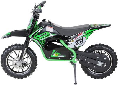 Kinder Mini Elektro Crossbike Gepard 500 Watt, 36V, gr�n
