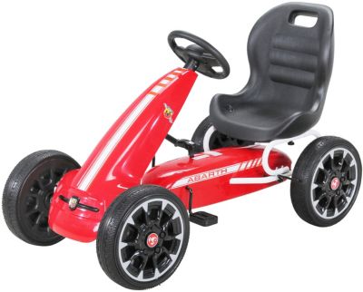 Kinder Pedal Go Kart Abarth FS595, rot