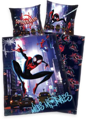 Wende-Kinderbettwsche Spiderman into the Spider Verse, Renforc, 135 x 200 cm