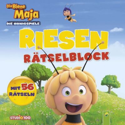 Buch - Die Biene Maja: Die Honigspiele: Riesenrtselblock