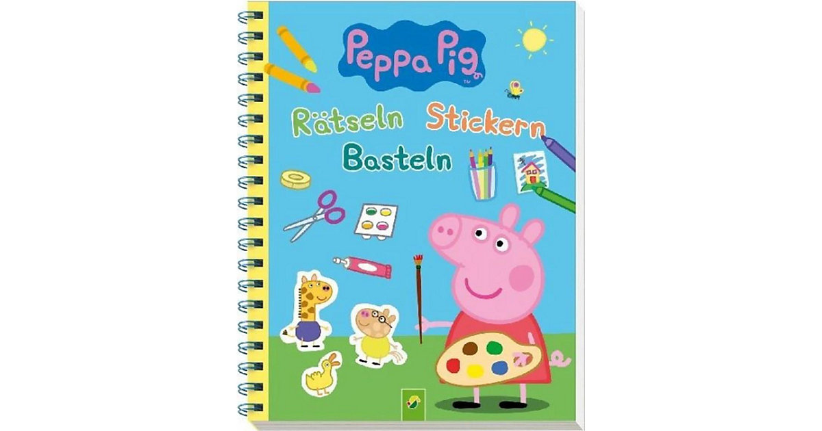 Buch - Peppa Pig: Rätseln Stickern Basteln