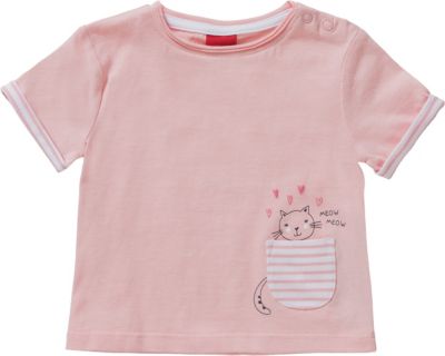 Baby T-Shirt altrosa Gr. 80 Mädchen Kinder
