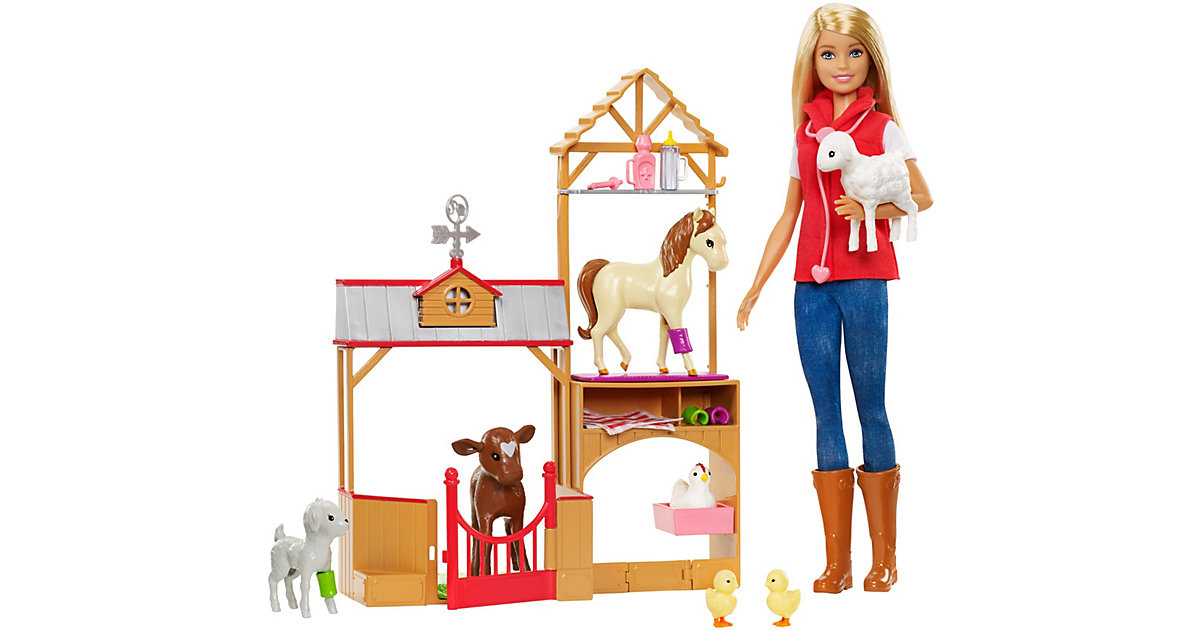 Barbie ´´Spaß auf dem Bauernhof´´ Puppe und Spielset
