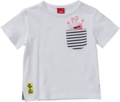 Baby T-Shirt wei Gr. 74 Jungen Baby