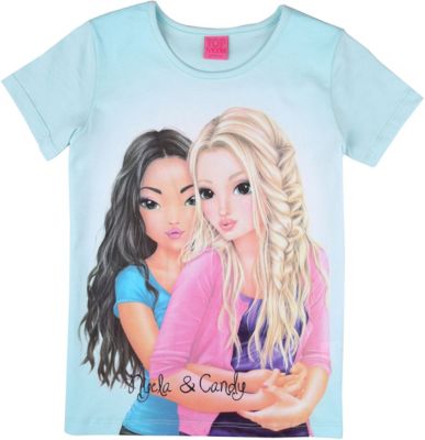 TOPModel T-Shirt hellblau Gr. 128 M�dchen Kinder