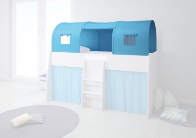 Tunnel Hochbett Polini Simple 4100, blau, 1592.1 Kinder