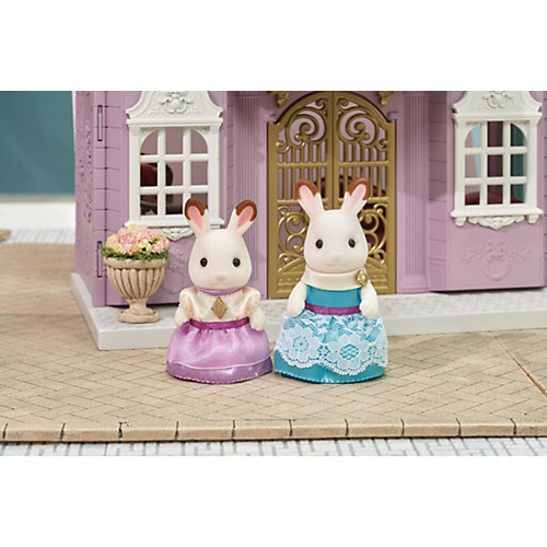 Набор Sylvanian Families Series Town "Модные платья", лавандовое и бирюзовое от Эпоха Чудес