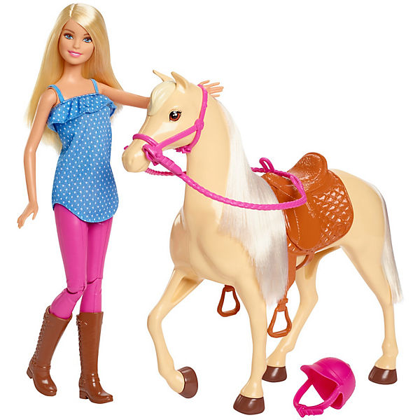 Barbie Reiterin Mit Pferd