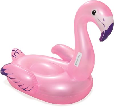 Schwimmtier-Flamingo rosa--Aufblastier-Ø 116-Schwimmring-Luftmatratze--Badespass 