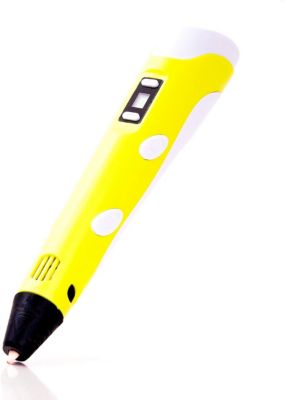 3D ручка Spider Pen LITE с ЖК дисплеем, желтая