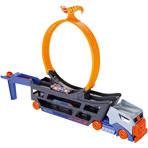 Автотрек Hot Wheels Stunt & Go "Трюковой тягач" от Mattel