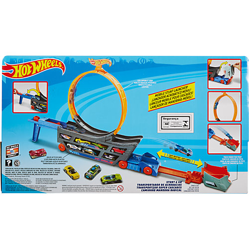 Автотрек Hot Wheels Stunt & Go "Трюковой тягач" от Mattel
