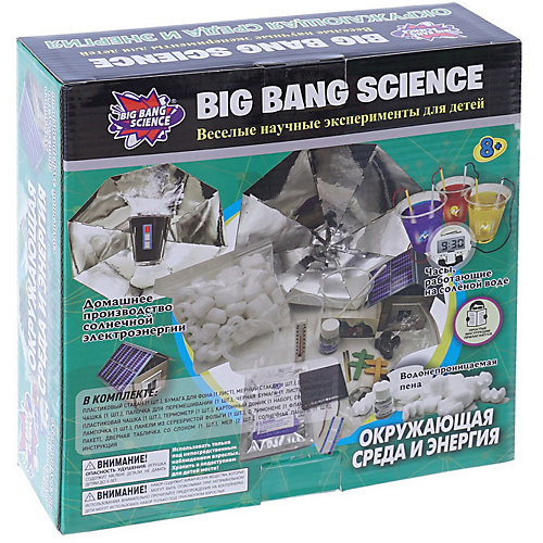 Набор для опытов Big Bang Science "Окружающая среда и энергия" от Big Bang Science