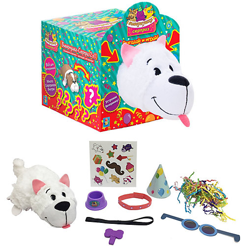 Игровой набор 1toy "Вывернушка-Сюрприз" Хаски, с аксессуарами от 1Toy