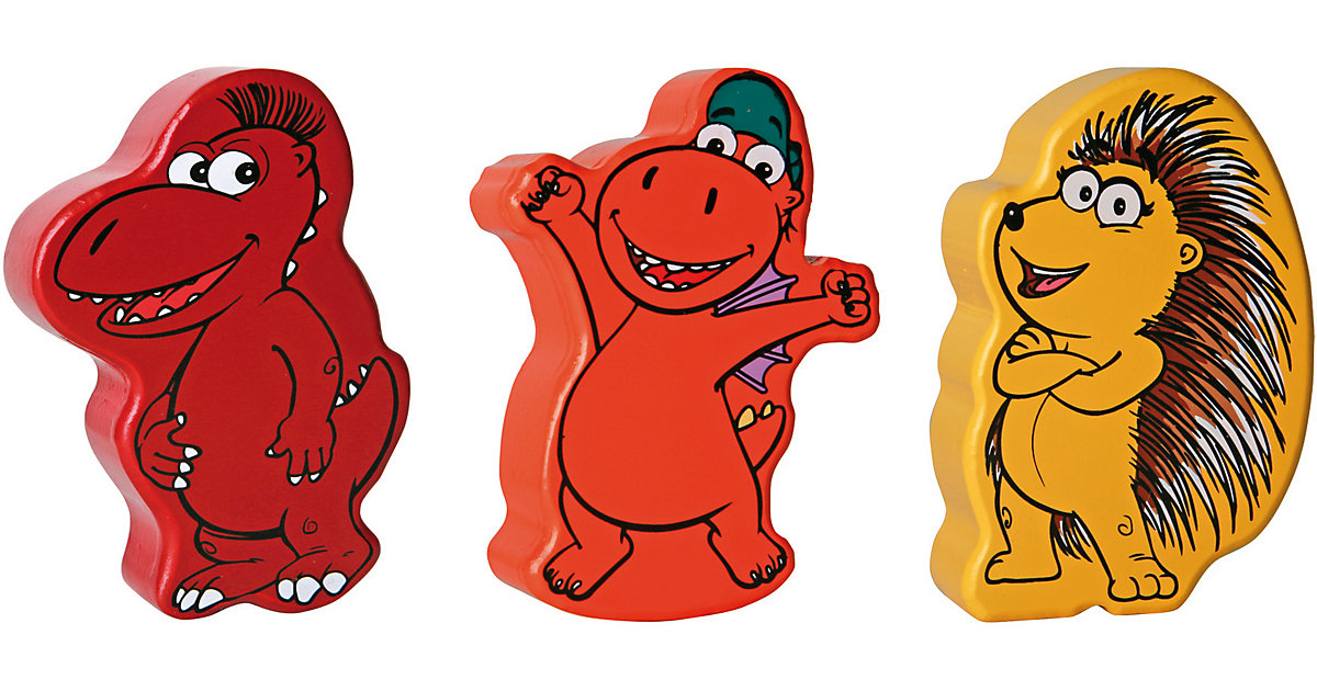 Drachekokosnuss · Rasselfiguren 3er Set- Der kleine Drache Kokosnuss Drachekokosnuss · Rasselfiguren 3er Set- Der kleine Drache Kokosnuss