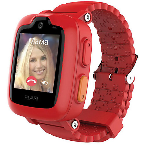 Часы-телефон Elari Kidphone 3G, красные