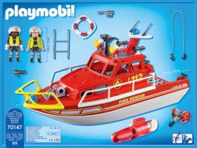 PLAYMOBIL®70147 Feuerlöschboot, PLAYMOBIL® | MyToys