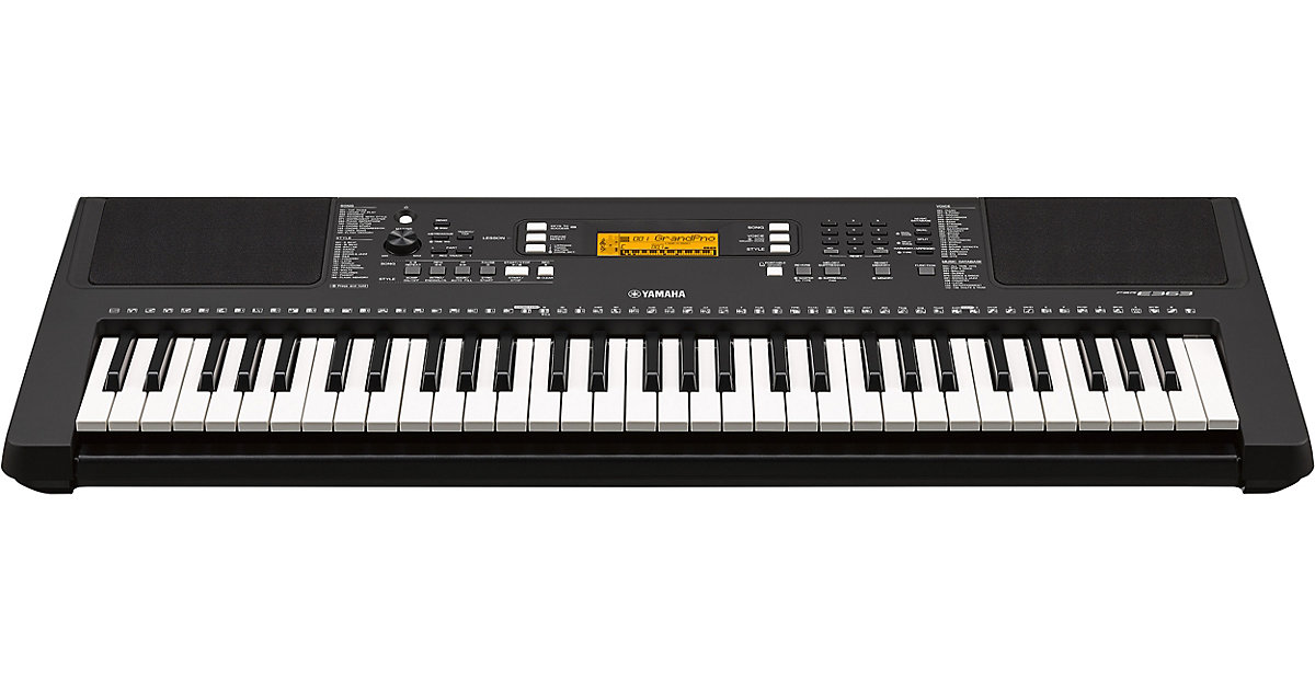 Yamaha Keyboard PSR-E363 schwarz
