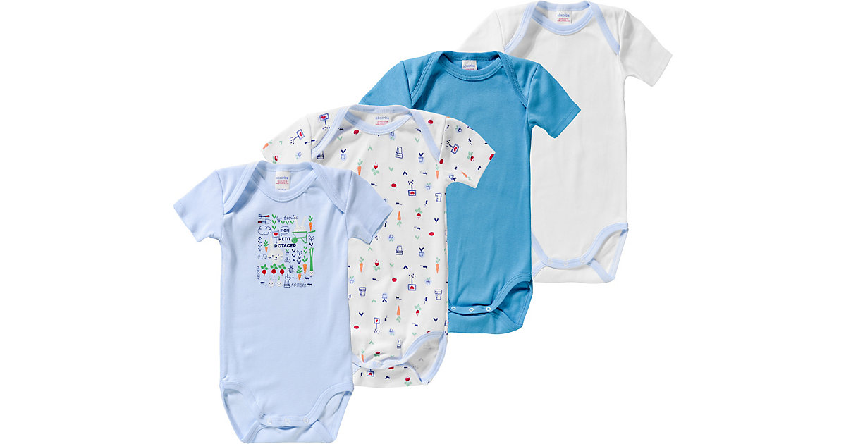 Absorba · Bodies 4er-Pack Gr. 80 Jungen Kleinkinder Absorba · Bodies 4er-Pack Gr. 80 Jungen Kleinkinder