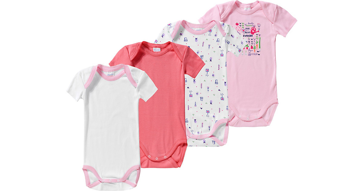 Absorba · Bodies 4er-Pack Gr. 68 Mädchen Baby Absorba · Bodies 4er-Pack Gr. 68 Mädchen Baby