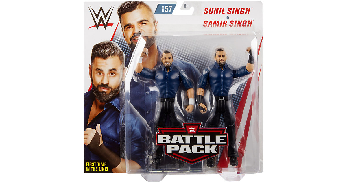 WWE Basis Figuren (15 cm) 2er-Pack Sunil Singhâ„¢ & Samir Singhâ„¢