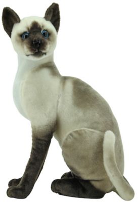 Siam Uni-Toys Neuware liegende Katze 22cm lang 