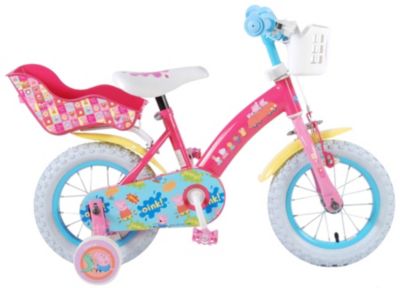 10 Zoll Fahrrad Peppa Pig Peppa Wutz Kinderfahrrad Mädchen Kinderrad Stützräder 