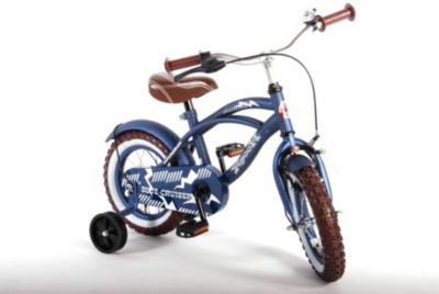 12 Zoll Fahrrad  Kinderfahrrad  Kinder Jungen  Blau Weiß Bike Cruiser 