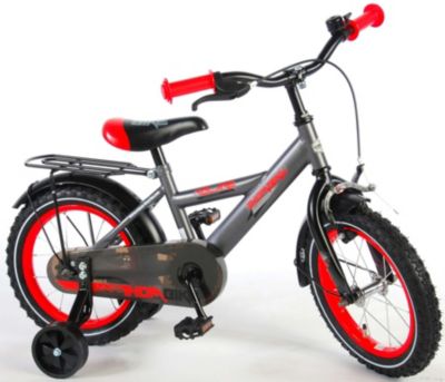 Thombike Kinderfahrrad 14 Zoll Satin Grau Rot rot