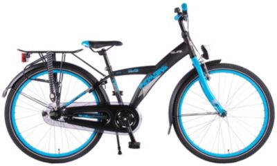 Thombike City Jungenfahrrad 24 Zoll Satin Schwarz Blau