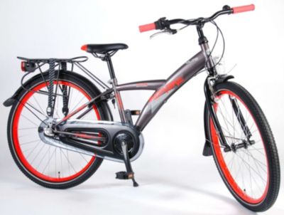 Thombike City Jungenfahrrad 24 Zoll Shimano Nexus 3-Gang Satin Grau Rot