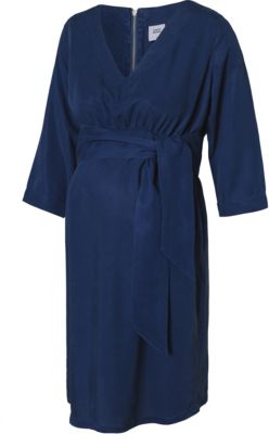 MLJAZZ 3/4 WOVEN ABK DRESS A. - Umstandskleider - weiblich blau Gr. 38 Damen Kinder