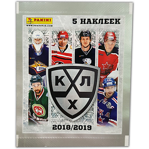 Бокс с наклейками Panini "Hockee RU season 11/КХЛ сезон 2018-19" (50 пакетиков в боксе) от Panini