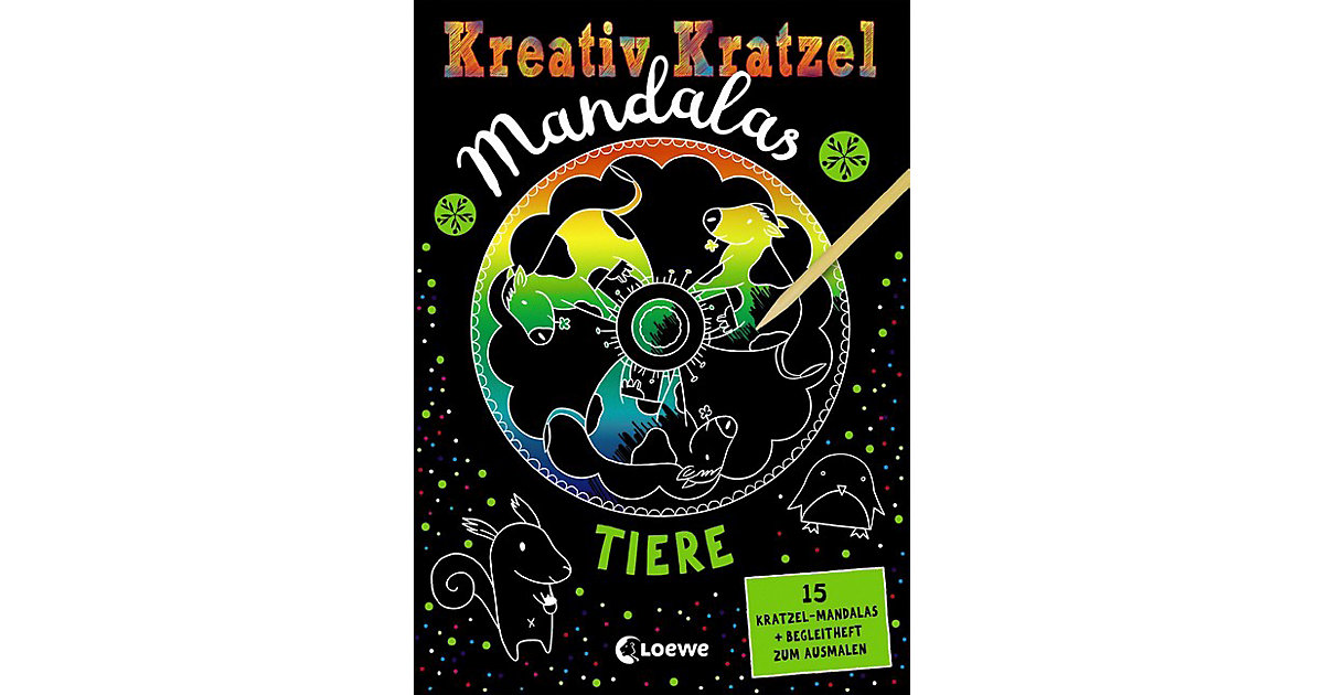 Buch - Kreativ-Kratzel Mandalas: Tiere
