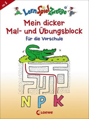 Buch - Mein dicker Mal- und bungsblock die Vorschule Kinder