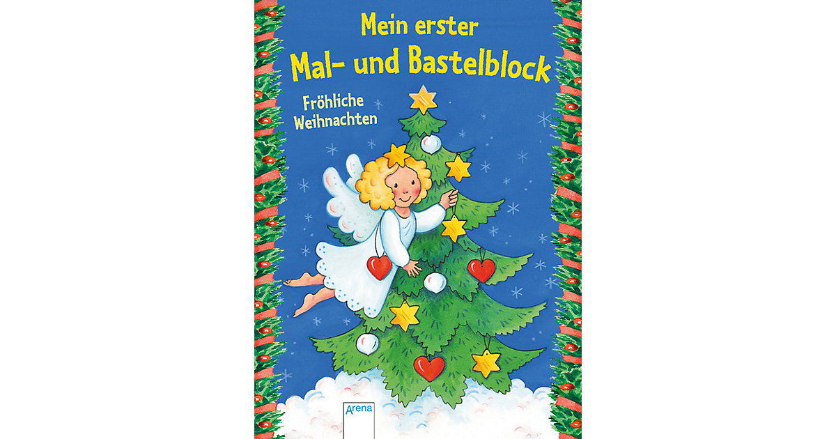 Buch - Mein erster Mal- und Bastelblock, Fröhliche Weihnachten