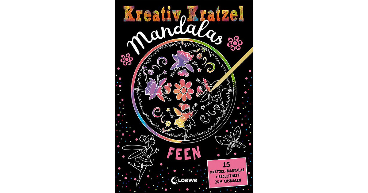Buch - Kreativ-Kratzel Mandalas: Feen