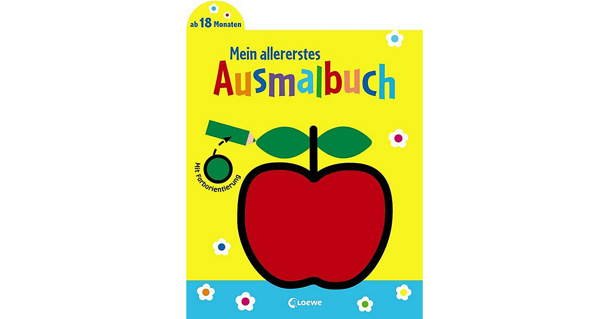 Buch - Mein allererstes Ausmalbuch (Apfel)