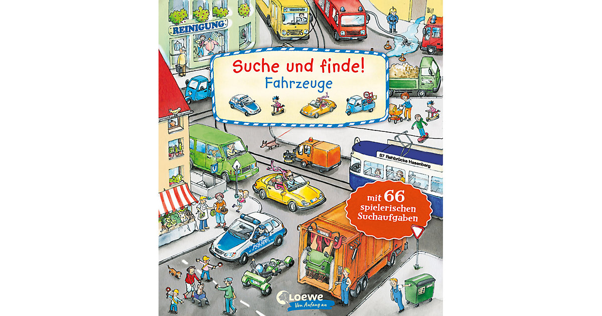 Spielzeug: Loewe Verlag Buch - Suche und finde!: Fahrzeuge