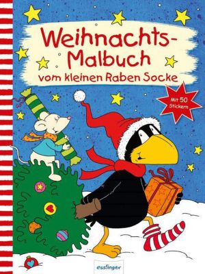 Buch - Weihnachts-Malbuch vom kleinen Raben Socke