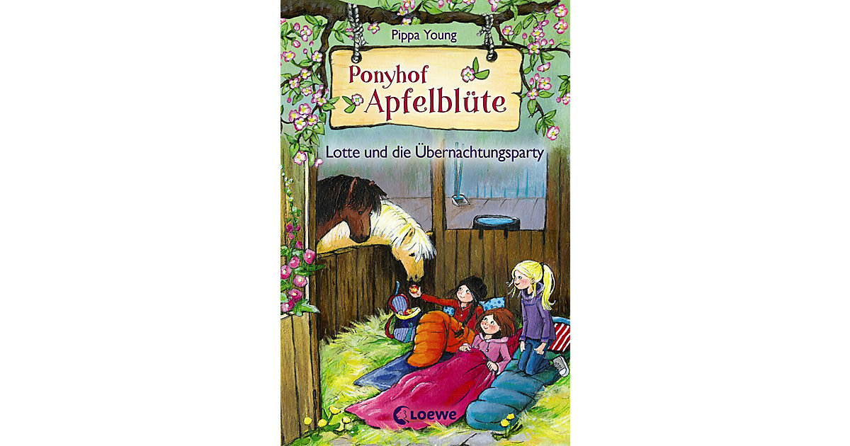 Buch - Ponyhof Apfelblüte: Lotte und die Übernachtungsparty, Band 12
