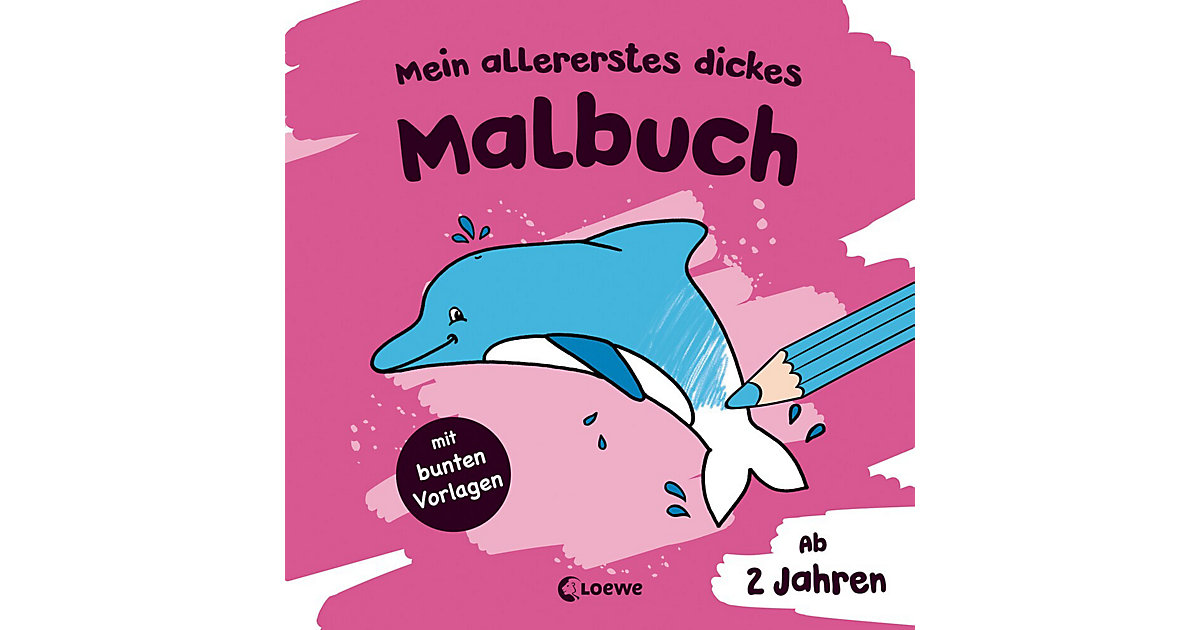 Buch - Mein allererstes dickes Malbuch (Delfin)