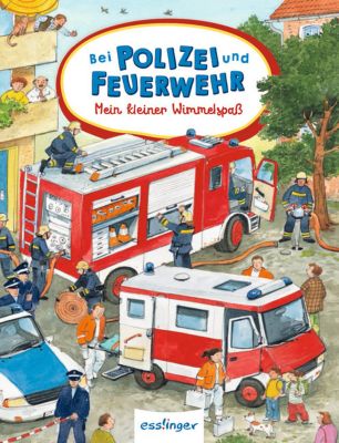 Buch - Mein kleiner Wimmelspaß: Bei Polizei und Feuerwehr