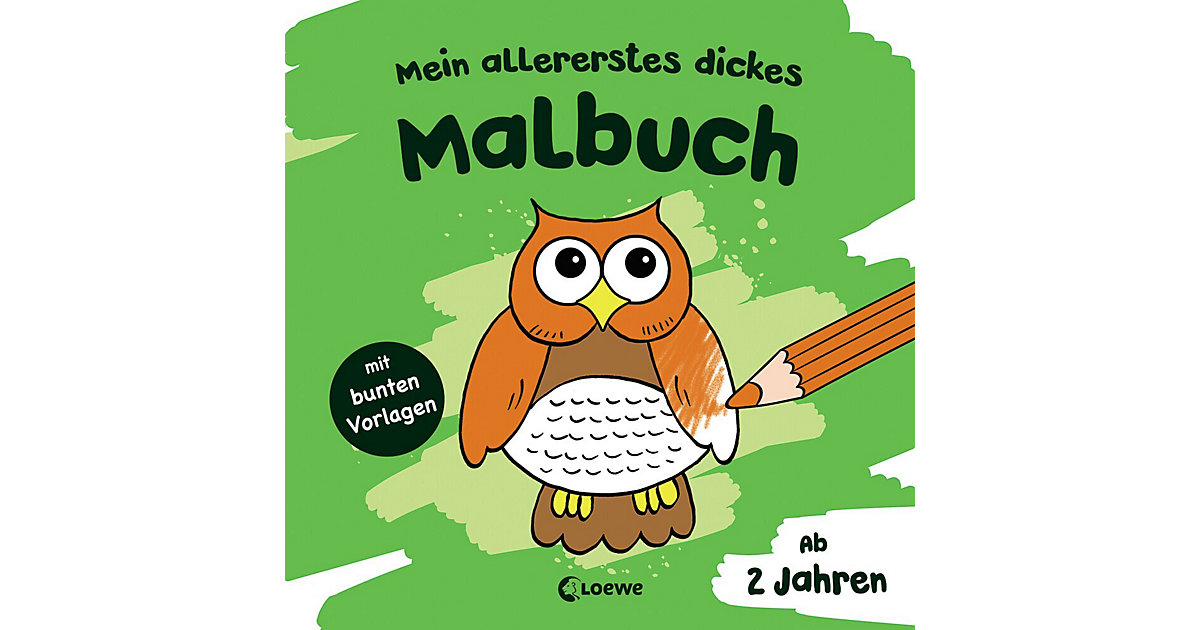 Buch - Mein allererstes dickes Malbuch (Eule)