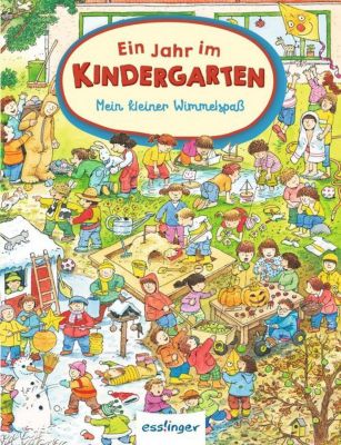 Buch - Mein kleiner Wimmelspa: Ein Jahr im Kindergarten